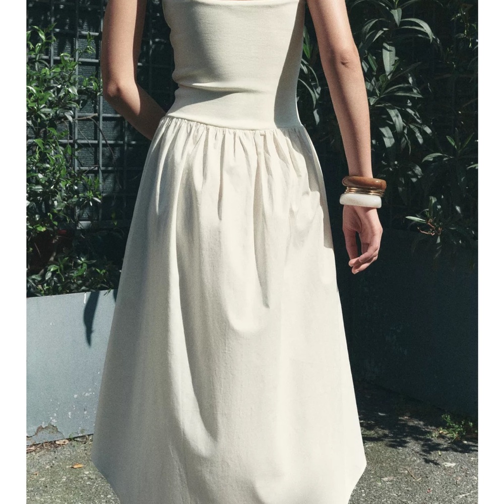 ZARA Cutout Combination Dress - Picture 9 of 10